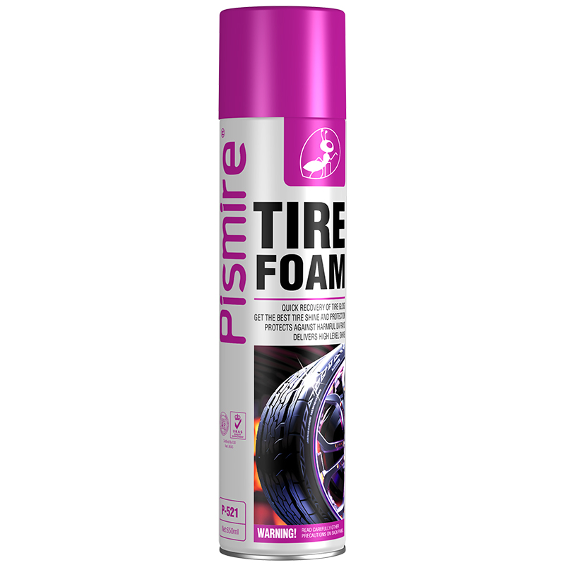 P-521 Tire foam brightener 650ml 65 cans