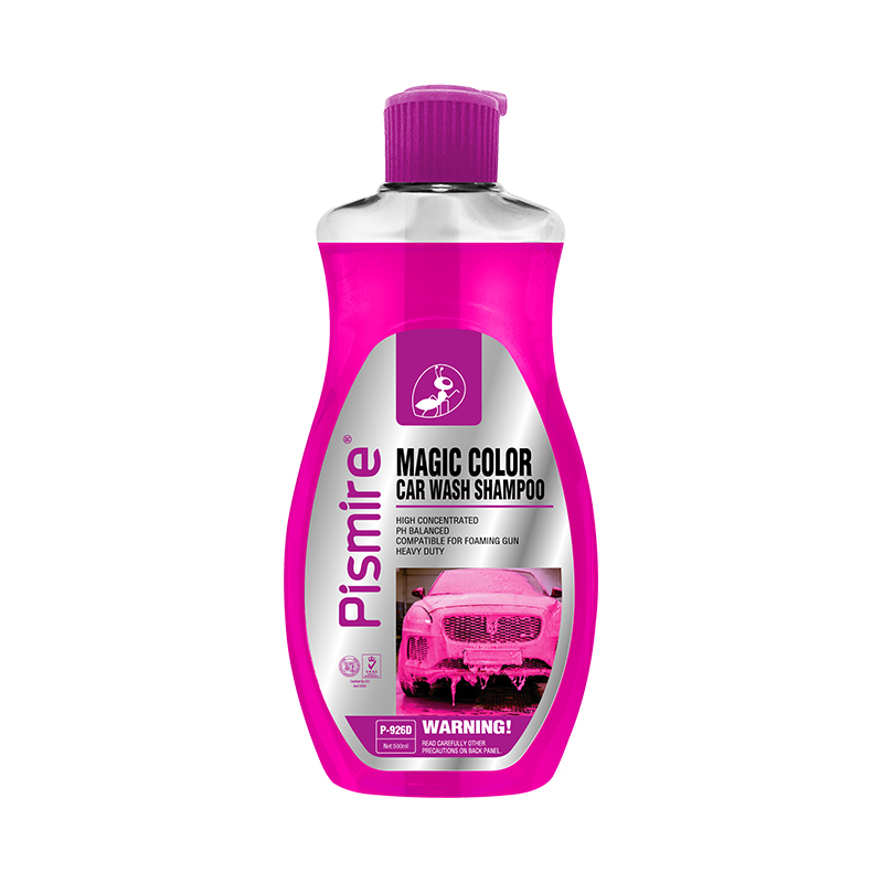 P-926D Color Bubble Car Wash Liquid 500ml Rose Red