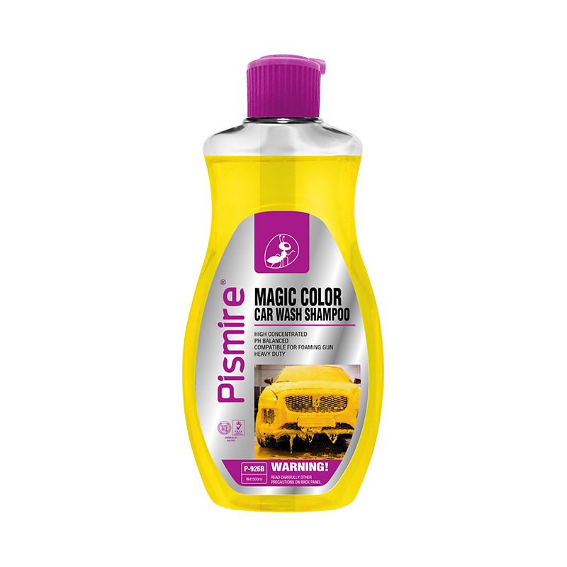 P-926B Color bubble car wash liquid 500ml yellow