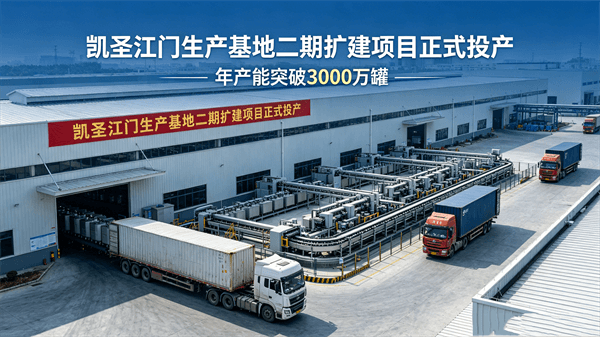 The second phase expansion project of Kaisheng Jiangmen production base was officially put into operation, and the annua