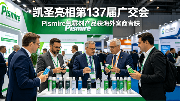 Kaisheng made an appearance at the 137th Canton Fair, and Pismire aerosol products were favored by overseas merchants